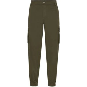 Philipp Plein, Heren, Broeken, Groen, Maat: L Katoen,