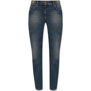 Versace, Dames, Jeans, Blauw, Maat: W28 Katoen,
