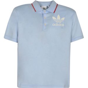 Adidas, Heren, Tops, Blauw, Maat: S