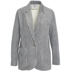 8Pm, Dames, Jassen, Grijs, Maat: S