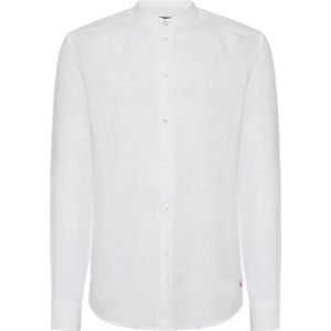 Peuterey, Heren, Overhemden, Wit, Maat: 2XL Linnen,