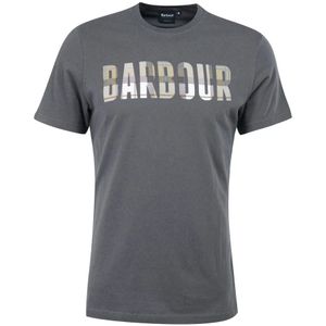 Barbour, Heren, Tops, Grijs, Maat: M Katoen,