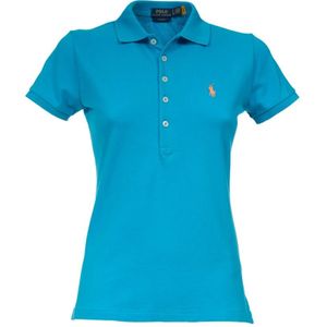 Polo Ralph Lauren, Dames, Tops, Blauw, Maat: S Katoen,