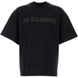 Jil Sander - T-shirt - Zwart - 100% Katoen