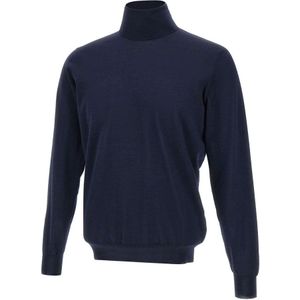 Filippo De Laurentiis, Heren, Truien, Blauw, Maat: S Wol,
