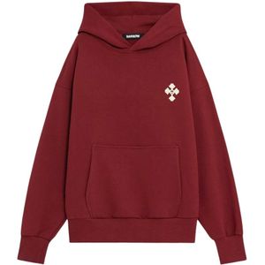 Barrow, Heren, Sweatshirts & Hoodies, Rood, Maat: L Katoen,
