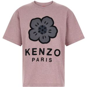 Kenzo, Heren, Tops, Roze, Maat: L Katoen,