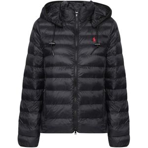 Polo Ralph Lauren, Dames, Jassen, Zwart, Maat: XS Nylon,