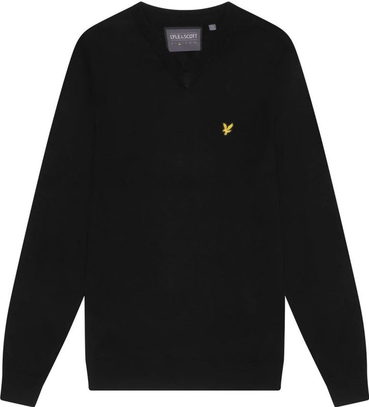 Lyle & Scott, Heren, Truien, Zwart, Maat: XS Wol,