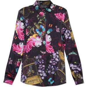 Versace Jeans Couture, Dames, Blouses & Shirts, Veelkleurig, Maat: 2XS