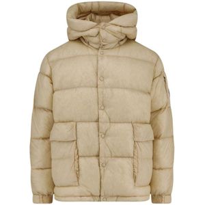 C.p. Company, Heren, Jassen, Beige, Maat: S Polyamide,