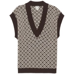 Ines de la Fressange Paris, Dames, Truien, Veelkleurig, Maat: XS Wol,