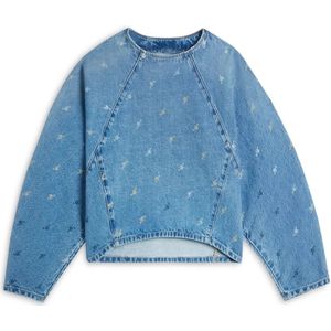 Axel Arigato, Dames, Sweatshirts & Hoodies, Blauw, Maat: M Katoen,