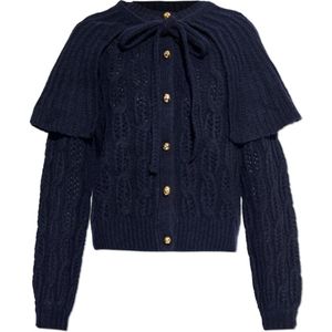 Frame, Dames, Truien, Blauw, Maat: XS Leer,