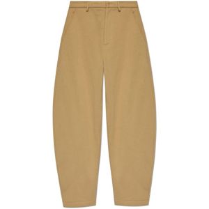 Dsquared2 Wijde broek , Beige , Dames , Maat: M