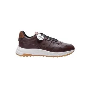 Hogan Hyperlight Heren Cognac Sneakers , Brown , Heren , Maat: 39 EU