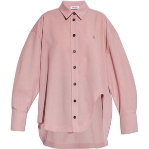 The Attico, Dames, Blouses & Shirts, Roze, Maat: 3XS Wol,