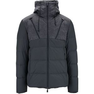 Herno, Heren, Jassen, Grijs, Maat: L Polyamide,