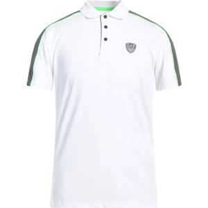 Emporio Armani Ea7, Heren, Tops, Wit, Maat: M