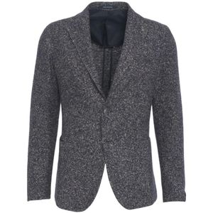 Tagliatore, Heren, Jassen, Blauw, Maat: M Wol,