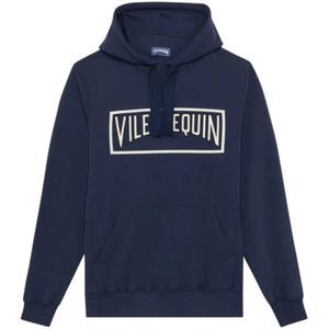 Vilebrequin, Heren, Sweatshirts & Hoodies, Blauw, Maat: M Katoen,