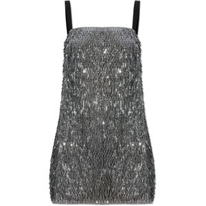 Dolce & Gabbana, Dames, Jurken, Grijs, Maat: 2XS