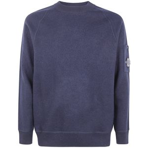 C.p. Company, Heren, Sweatshirts & Hoodies, Blauw, Maat: XL Wol,