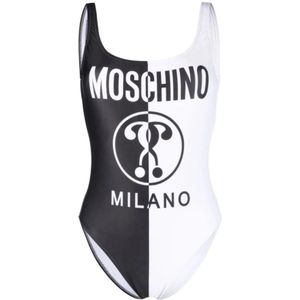 Moschino, Dames, Badkleding, Wit, Maat: M
