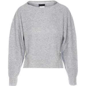 Liu Jo, Dames, Truien, Grijs, Maat: XS Wol,