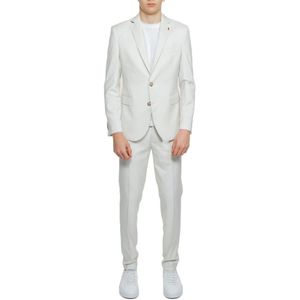 Mulish, Heren, Pakken, Beige, Maat: 2XL Viscose,