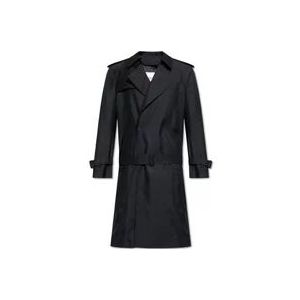 Burberry Zijden jas , Black , Heren , Maat: XL