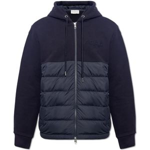 Moncler Hoodie met logo , Blue , Heren , Maat: M