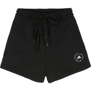 Adidas by Stella McCartney, Dames, Korte broeken, Zwart, Maat: XL