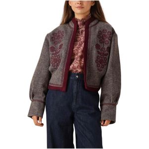 Antik Batik, Dames, Truien, Veelkleurig, Maat: XS Poliester,