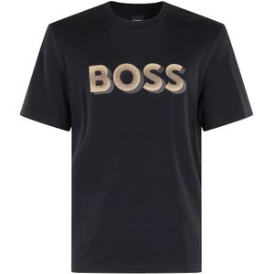 Hugo, Heren, Tops, Zwart, Maat: 2XL Katoen,