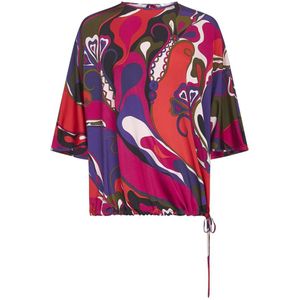 Pucci, Dames, Blouses & Shirts, Veelkleurig, Maat: S Viscose,
