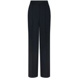 Neo Noir - Sury Broek 165815 - Ribbroek - Blauw - Klassieke Navy Broek met Persplooien