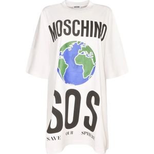 Moschino, Dames, Tops, Wit, Maat: XS