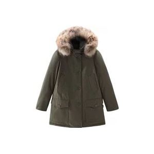 Woolrich Arctic Parka - Groen , Green , Dames , Maat: S