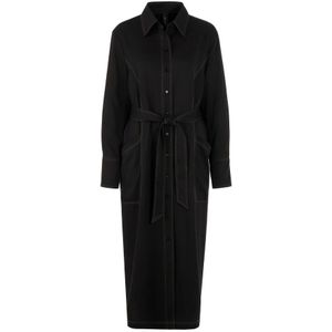 Marc Cain, Dames, Jurken, Zwart, Maat: M