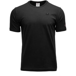 Champion, Heren, Tops, Zwart, Maat: S Katoen,