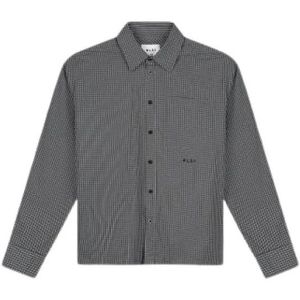 Olaf Hussein, Heren, Overhemden, Grijs, Maat: S Katoen,