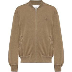 Isabel Marant, Heren, Sweatshirts & Hoodies, Bruin, Maat: XL Katoen,
