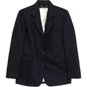 Golden Goose - Pinstripe Blazer - Blauw - Dames