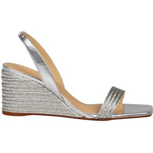 Castañer, Dames, Schoenen, Grijs, Maat: 38 EU Poliester,