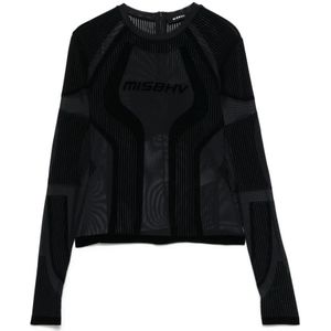 Misbhv, Dames, Tops, Zwart, Maat: Xs/S