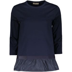 Herno, Dames, Tops, Blauw, Maat: M Katoen,