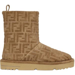 Fendi, Dames, Schoenen, Bruin, Maat: 36 EU Leer,