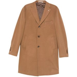 Tagliatore, Heren, Mantels, Beige, Maat: 2XL Wol,