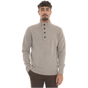 Barbour, Heren, Truien, Beige, Maat: 2XL Wol,